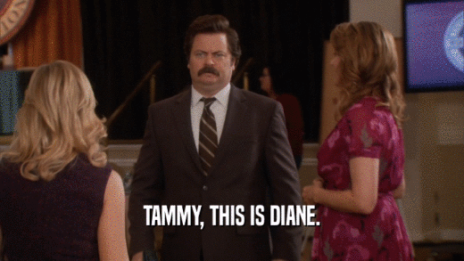 TAMMY, THIS IS DIANE.  