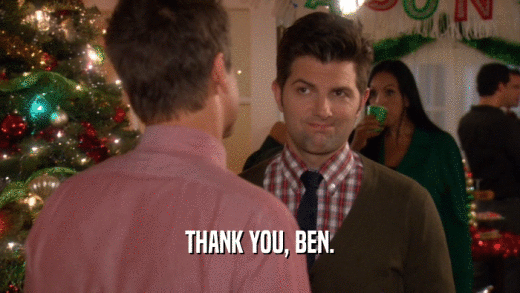 THANK YOU, BEN.  
