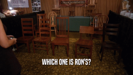 WHICH ONE IS RON'S?  