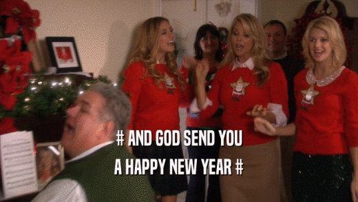 # AND GOD SEND YOU A HAPPY NEW YEAR # 