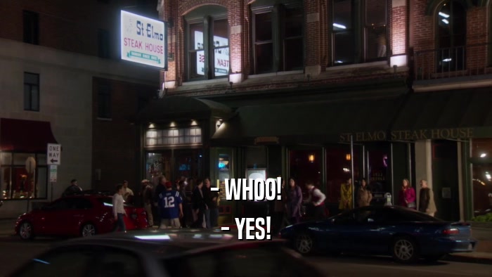 - WHOO! - YES! 