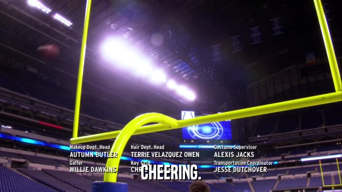 CHEERING.  