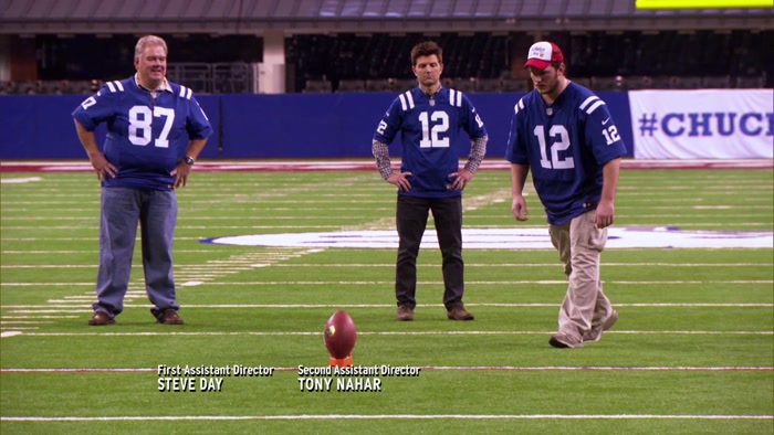 AND I'M PLAYING FOOTBALL WITH MY FRIENDS. 