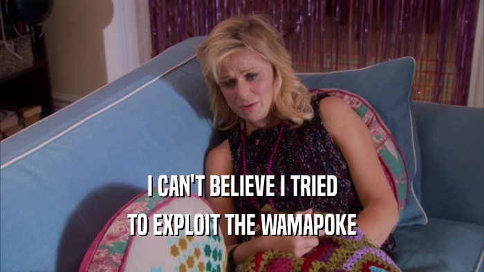 I CAN'T BELIEVE I TRIED TO EXPLOIT THE WAMAPOKE 