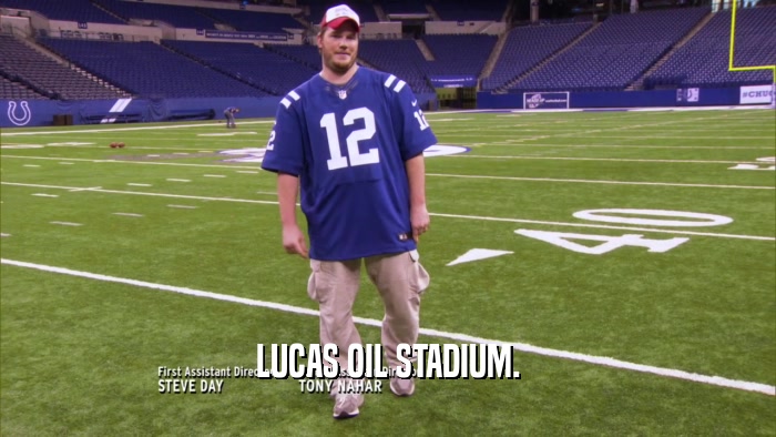 LUCAS OIL STADIUM.  