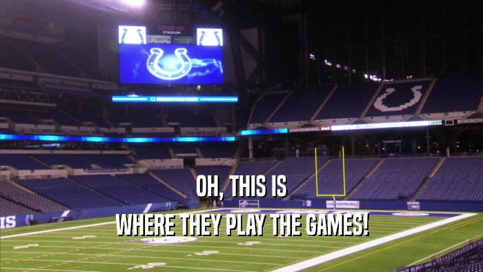OH, THIS IS WHERE THEY PLAY THE GAMES! 