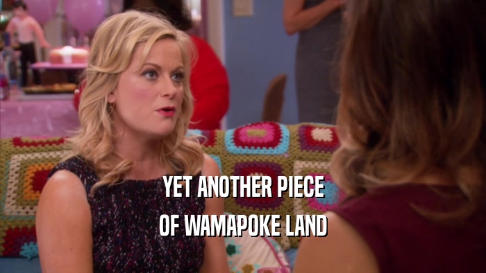 YET ANOTHER PIECE OF WAMAPOKE LAND 