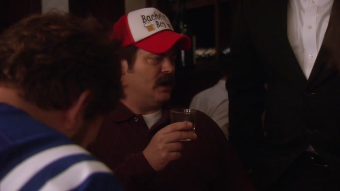 I'D LIKE FOUR MORE GLASSES OF LAGAVULIN IN LIQUID FORM. 