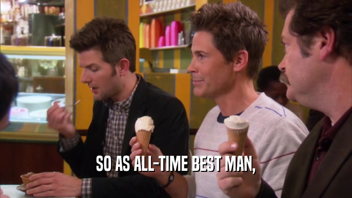 SO AS ALL-TIME BEST MAN,  