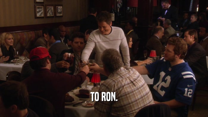 TO RON.  
