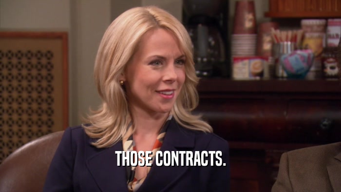 THOSE CONTRACTS.  