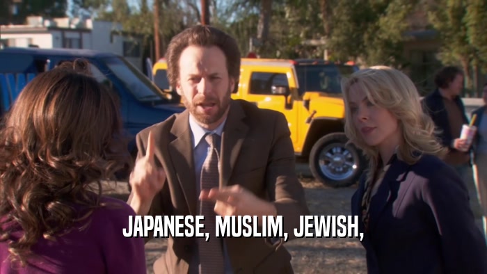 JAPANESE, MUSLIM, JEWISH,  