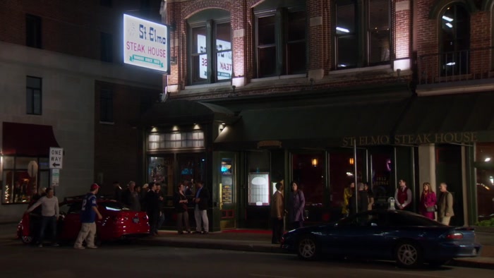 GENTLEMEN, WELCOME TO THE STEAK HOUSE OF ST. ELMO. 