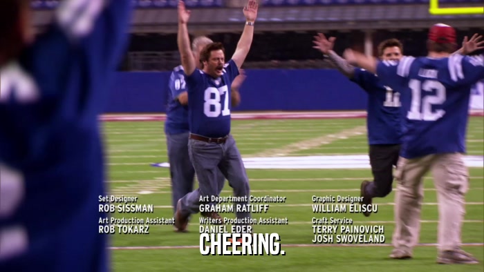 CHEERING.  