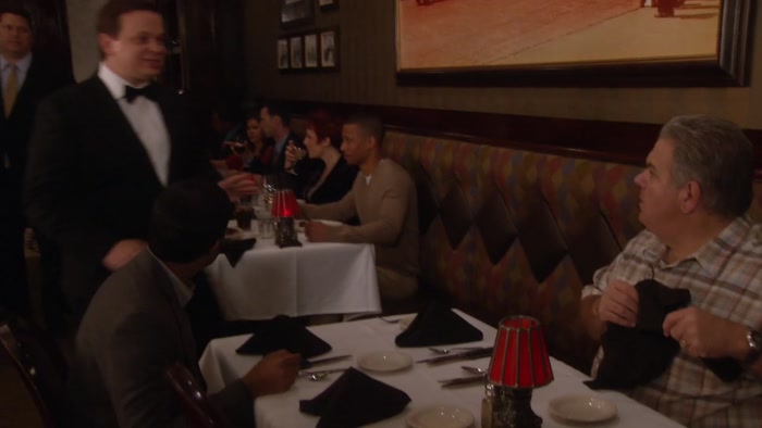 EXCUSE ME, SIR. THIS IS NOT YOUR TABLE. 