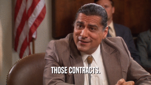 THOSE CONTRACTS.  