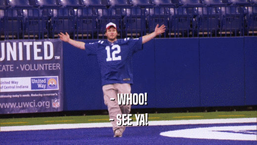 - WHOO! - SEE YA! 
