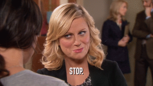 STOP.  