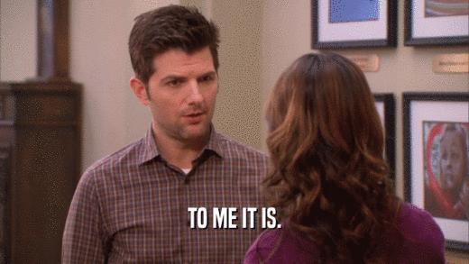 TO ME IT IS.  
