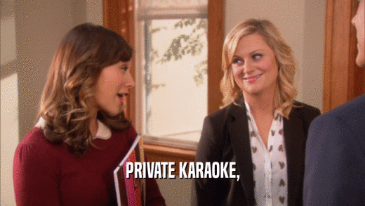 PRIVATE KARAOKE,  