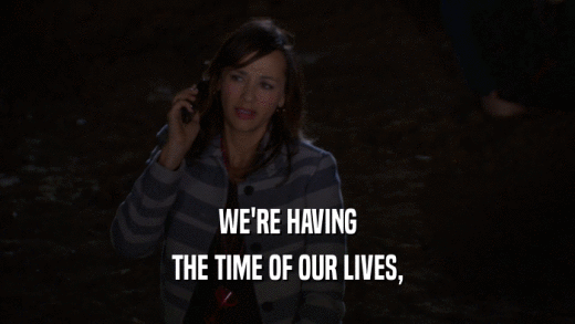WE'RE HAVING THE TIME OF OUR LIVES, 
