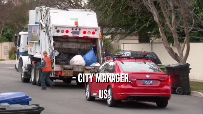 - CITY MANAGER. - US. 