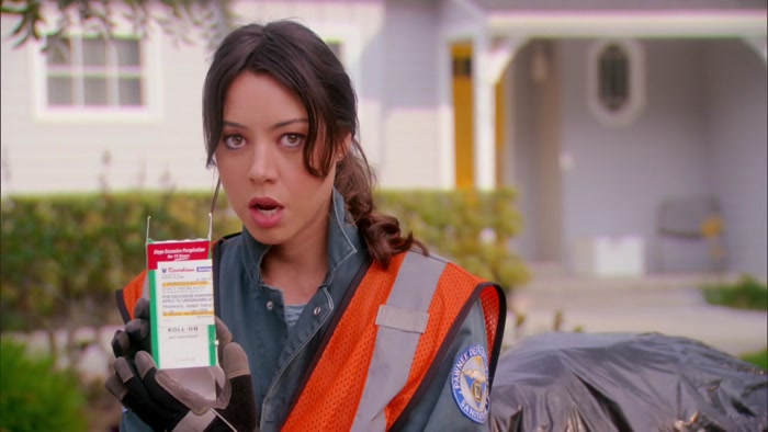 SHE HAS TO USE PRESCRIPTION-STRENGTH DEODORANT. 