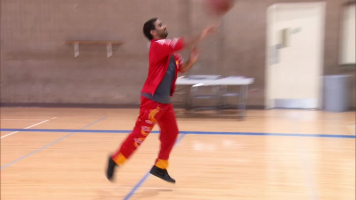 WATCH OUT. TOMMY FROM HALF COURT. 