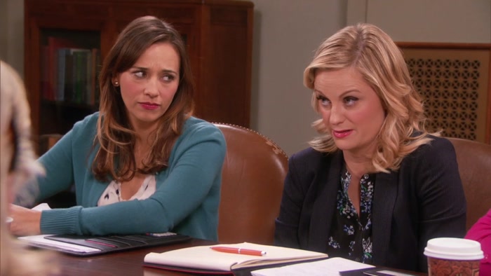 LESLIE, YOU'LL NEVER LAND A BEAU WITH THAT DOMINEERING TONE. 