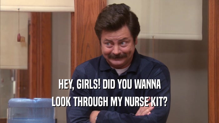 HEY, GIRLS! DID YOU WANNA LOOK THROUGH MY NURSE KIT? 