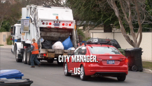 - CITY MANAGER. - US. 