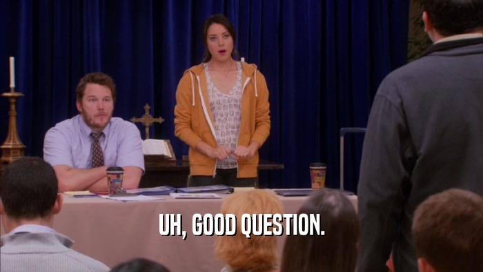 UH, GOOD QUESTION.  