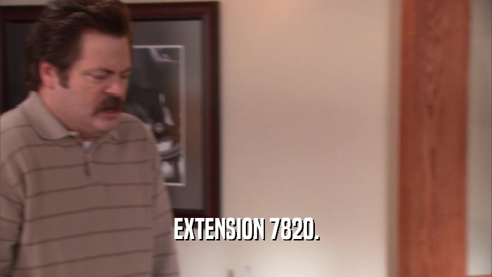 EXTENSION 7820.  