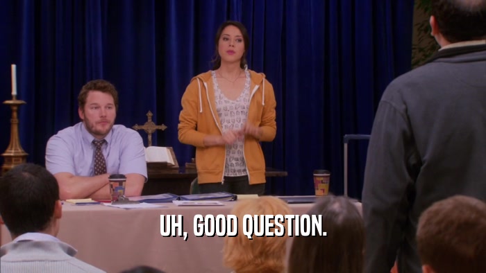 UH, GOOD QUESTION.  