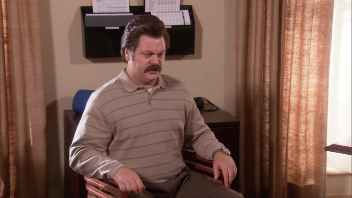 WE GOT FOOD POISONING, TOM.  
