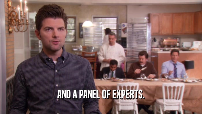 AND A PANEL OF EXPERTS.  