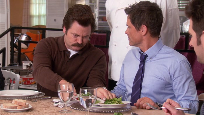 SO I BROUGHT IN PAWNEE'S THREE BEST CATERERS 