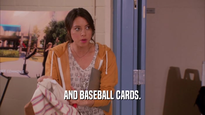 AND BASEBALL CARDS.  