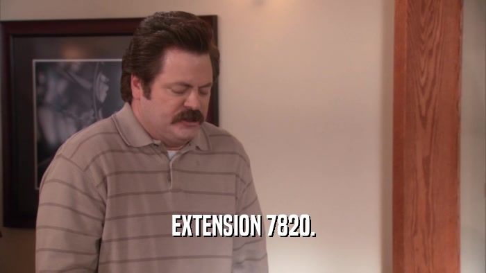 EXTENSION 7820.  