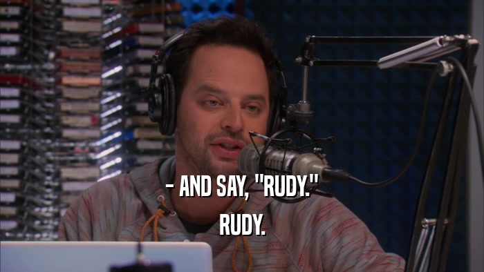 - AND SAY, 