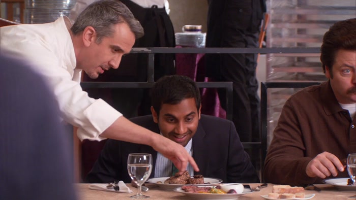 AND TOM CONSIDERS HIMSELF A FOODIE, 