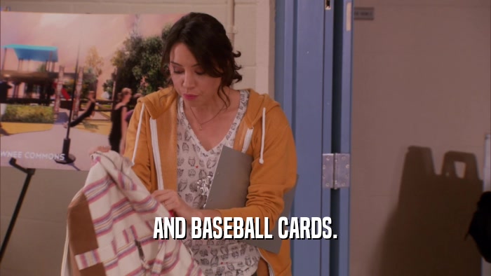 AND BASEBALL CARDS.  