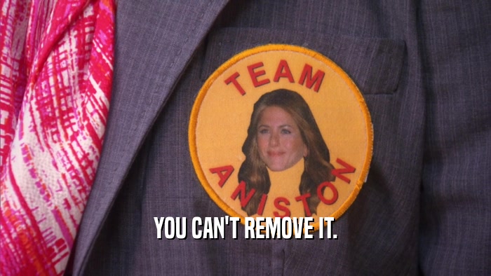 YOU CAN'T REMOVE IT.  