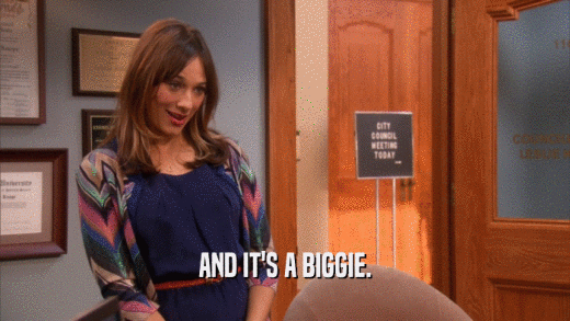 AND IT'S A BIGGIE.  