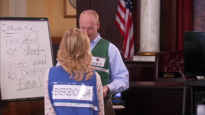 I HAVE TO ONCE AGAIN GIVE PAWNEE A FAILING GRADE. 