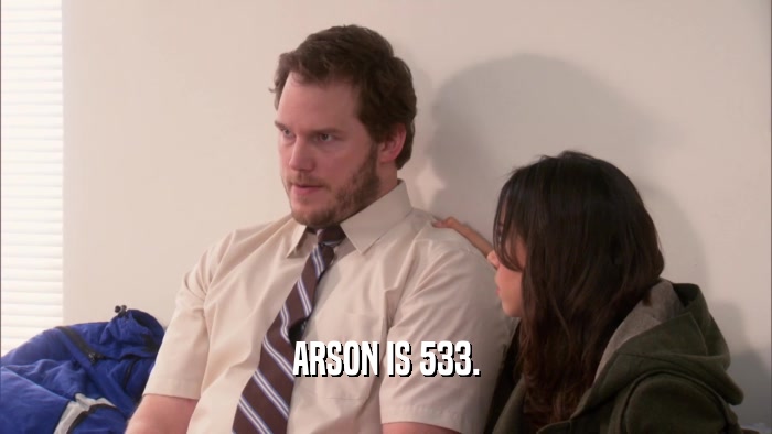 ARSON IS 533.  