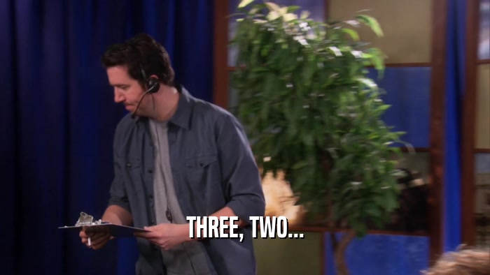 THREE, TWO...  