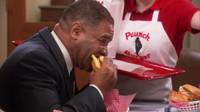 THEY MAKE BURGERS. WE EAT BURGERS. 