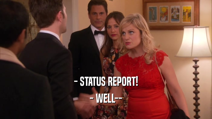 - STATUS REPORT! - WELL-- 