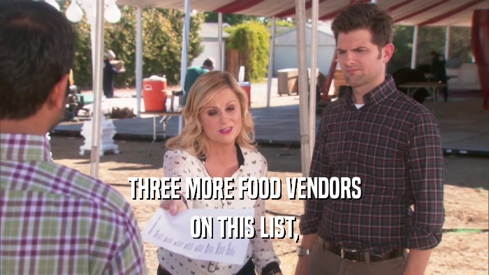 THREE MORE FOOD VENDORS ON THIS LIST, 